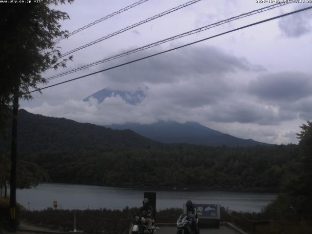 西湖からの富士山