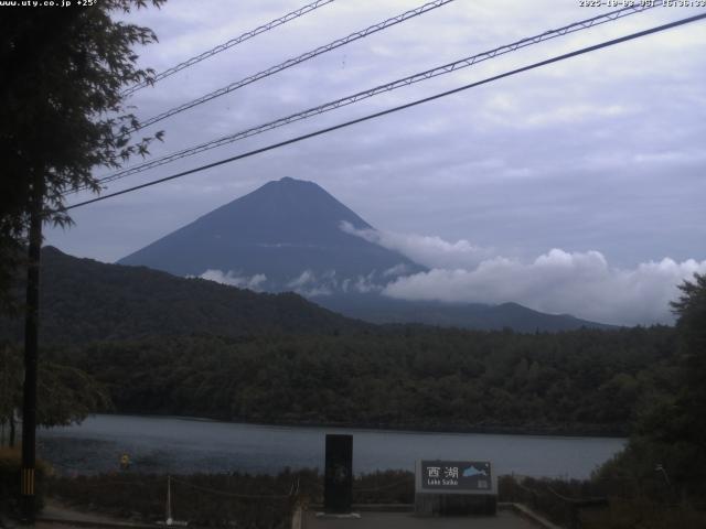 西湖からの富士山