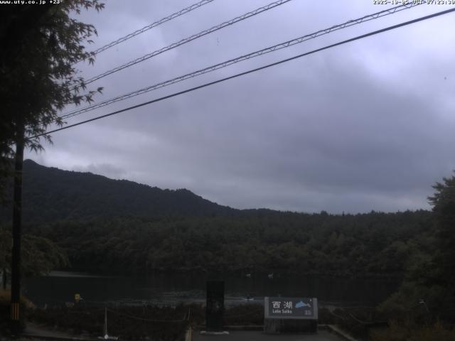 西湖からの富士山