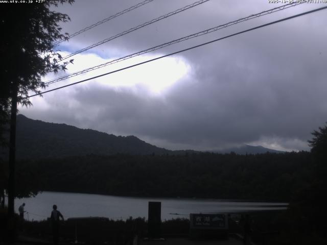 西湖からの富士山