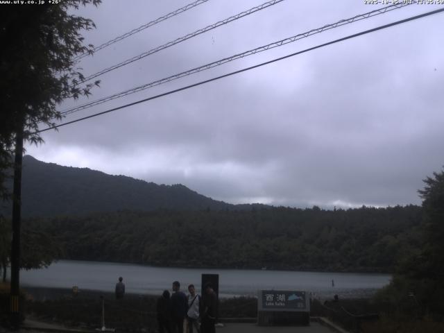 西湖からの富士山
