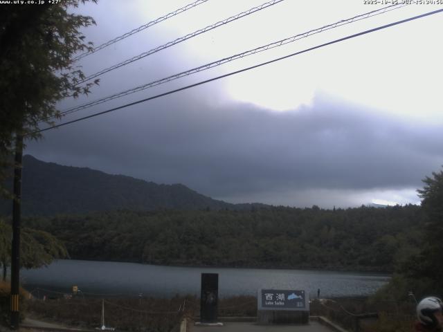 西湖からの富士山