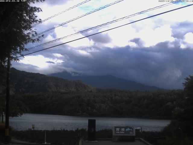 西湖からの富士山