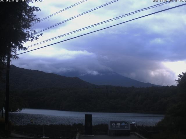 西湖からの富士山