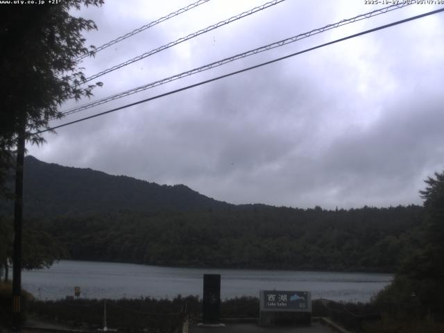 西湖からの富士山