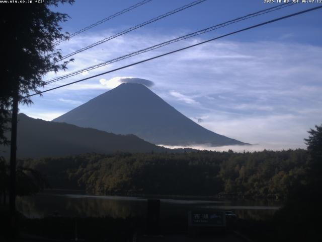 西湖からの富士山
