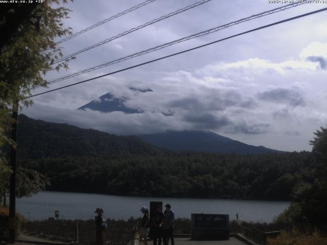 西湖からの富士山