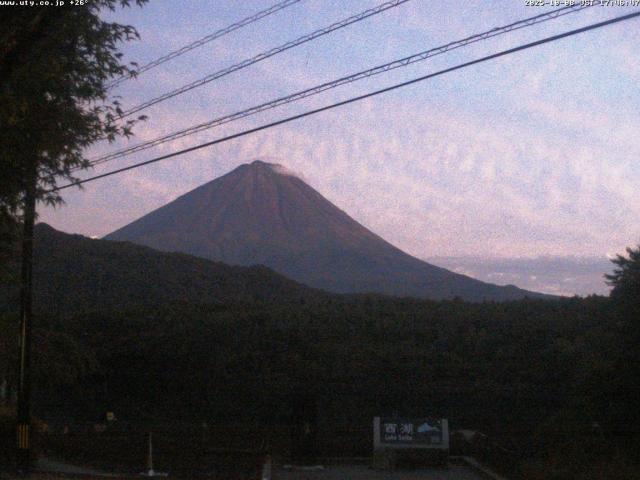 西湖からの富士山