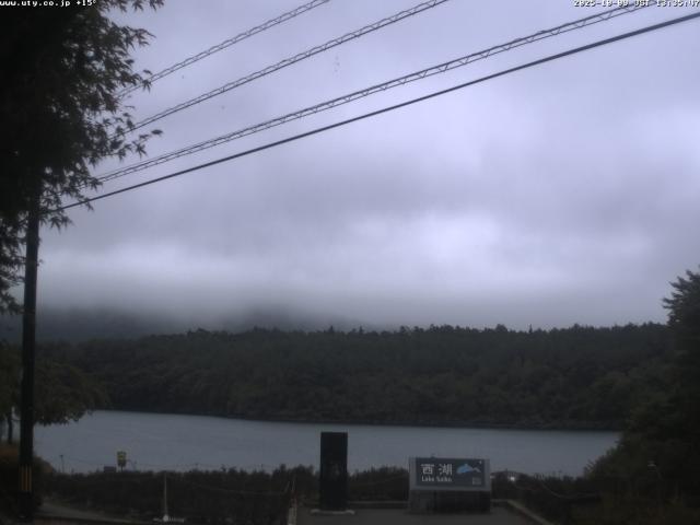 西湖からの富士山