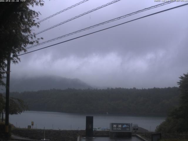 西湖からの富士山