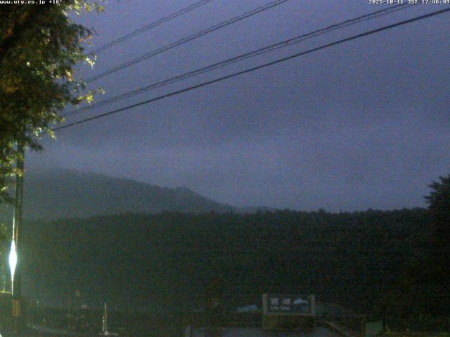 西湖からの富士山