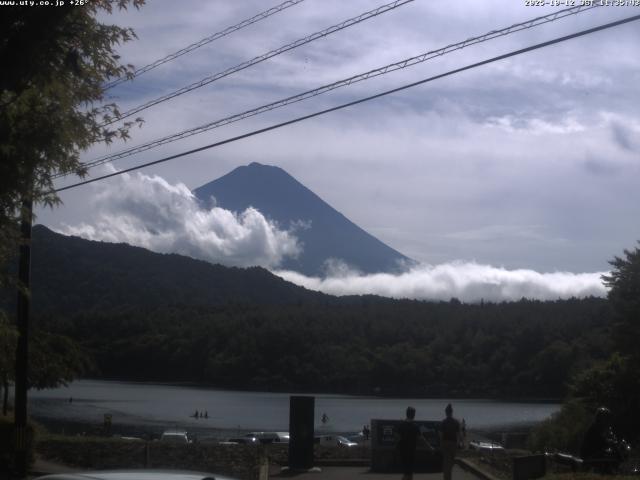 西湖からの富士山