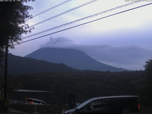 西湖からの富士山