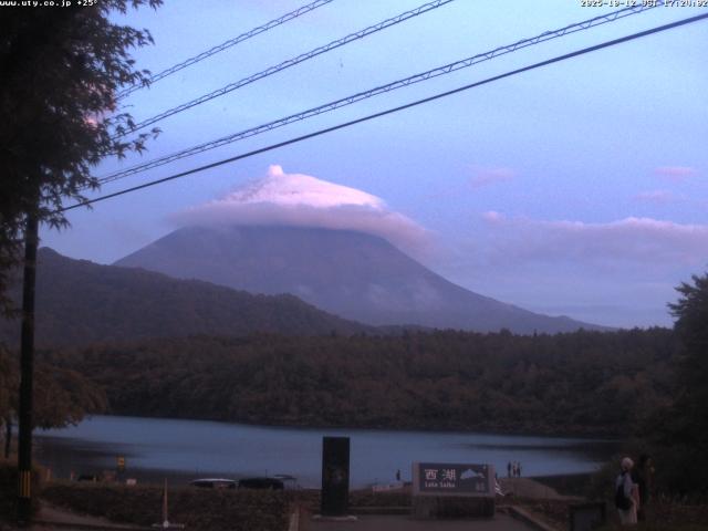 西湖からの富士山