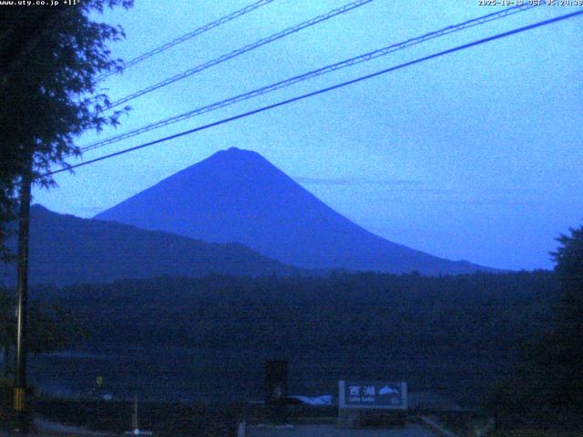 西湖からの富士山