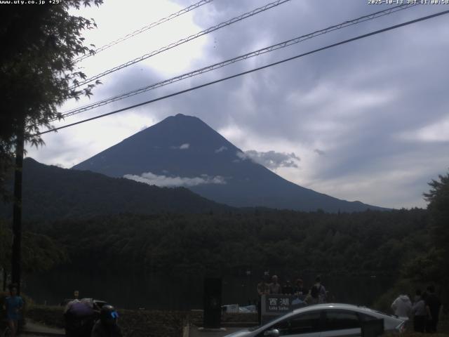 西湖からの富士山