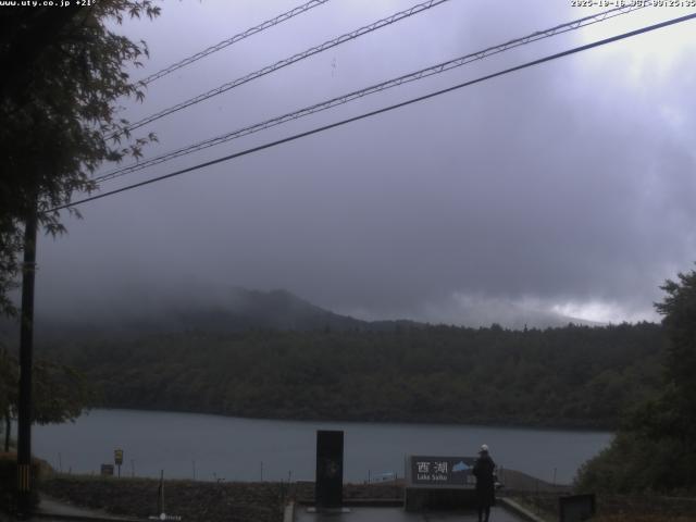 西湖からの富士山