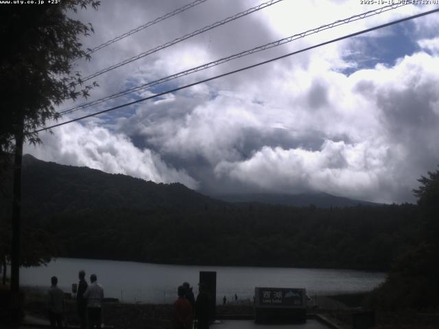 西湖からの富士山