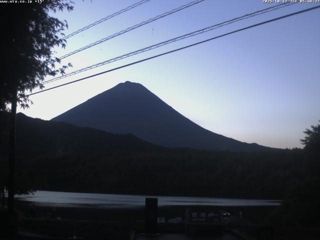 西湖からの富士山