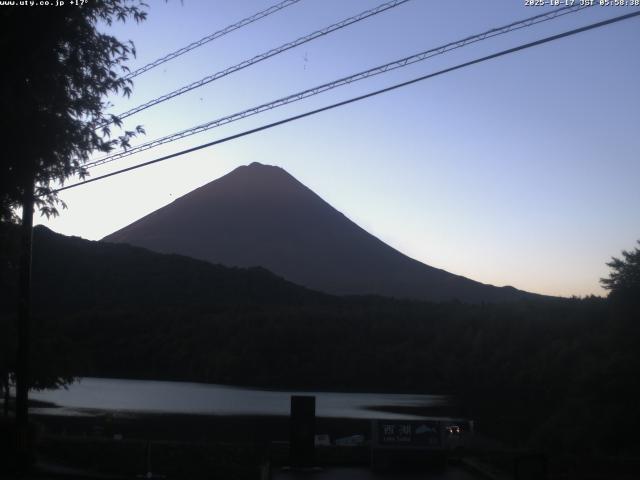 西湖からの富士山