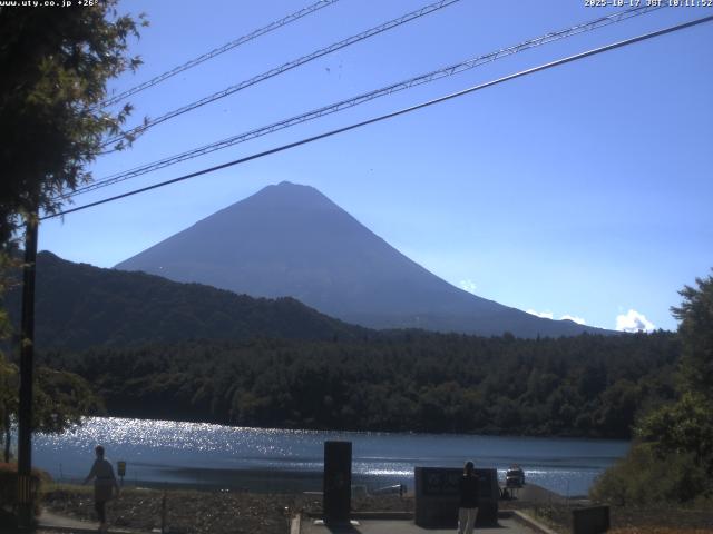 西湖からの富士山
