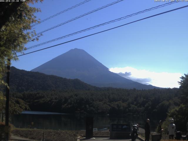 西湖からの富士山