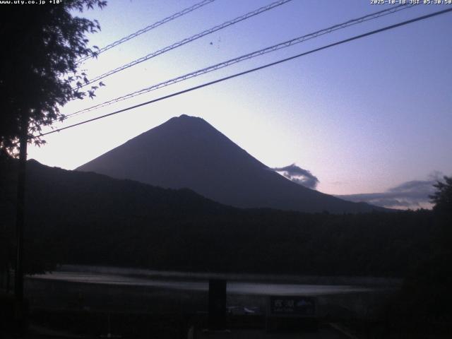 西湖からの富士山