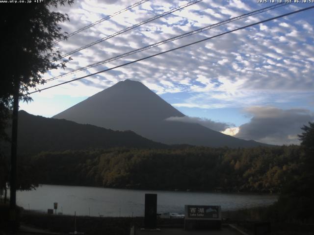 西湖からの富士山