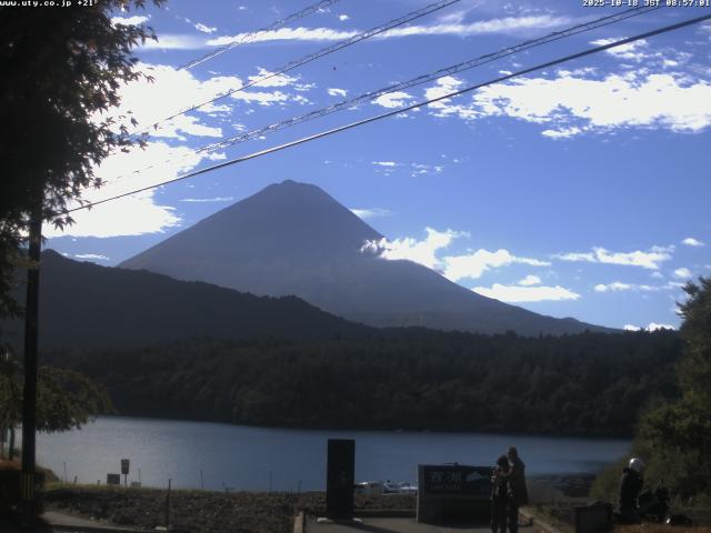 西湖からの富士山