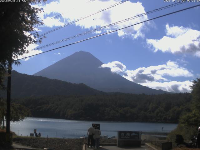 西湖からの富士山