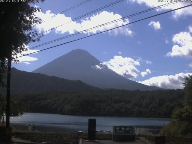 西湖からの富士山