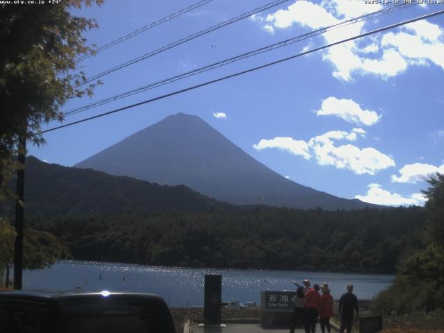 西湖からの富士山