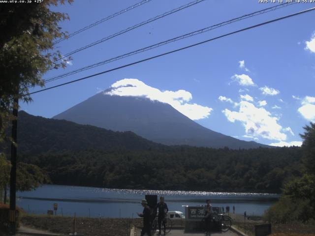 西湖からの富士山
