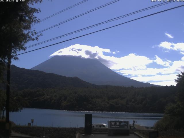 西湖からの富士山