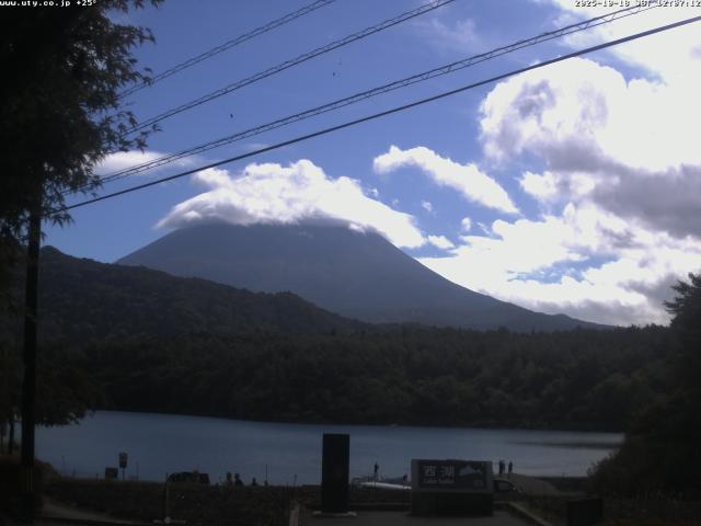 西湖からの富士山