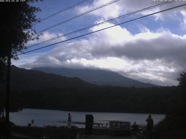 西湖からの富士山