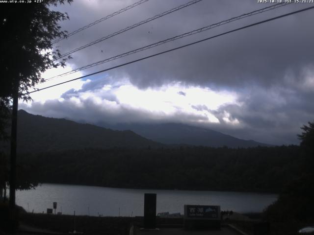 西湖からの富士山