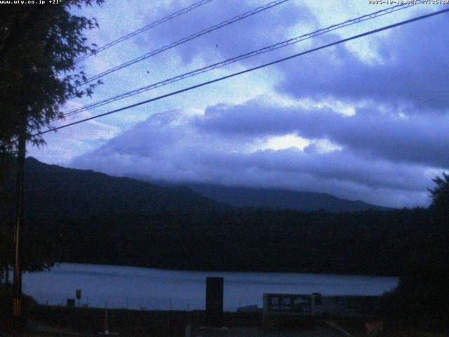 西湖からの富士山