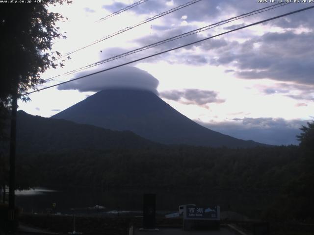 西湖からの富士山