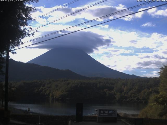 西湖からの富士山