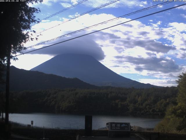 西湖からの富士山