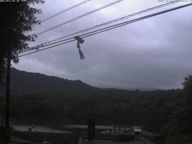 西湖からの富士山