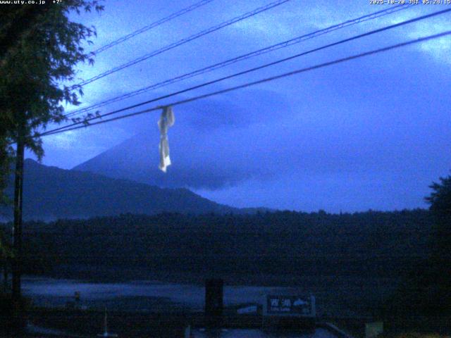 西湖からの富士山