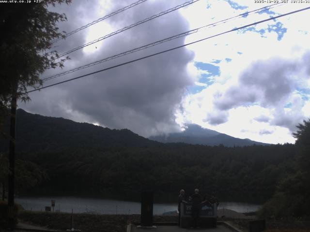 西湖からの富士山