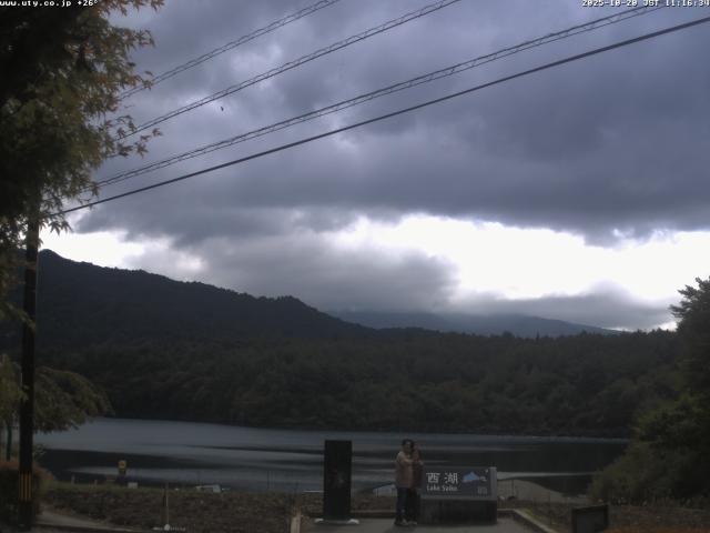 西湖からの富士山