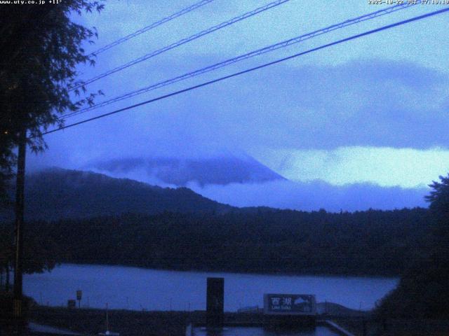 西湖からの富士山