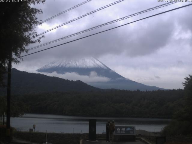 西湖からの富士山