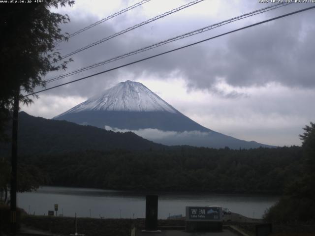 西湖からの富士山