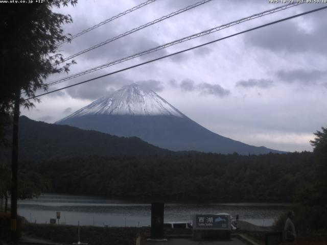 西湖からの富士山