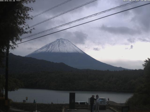 西湖からの富士山